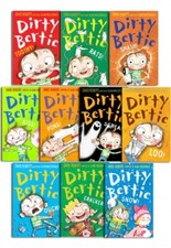 Dirty Bertie Series 2 Collection 10 Books Set Book 11- 20 by David Roberts Pack