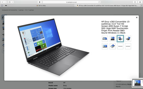 Envy x360 convertible - hp,
