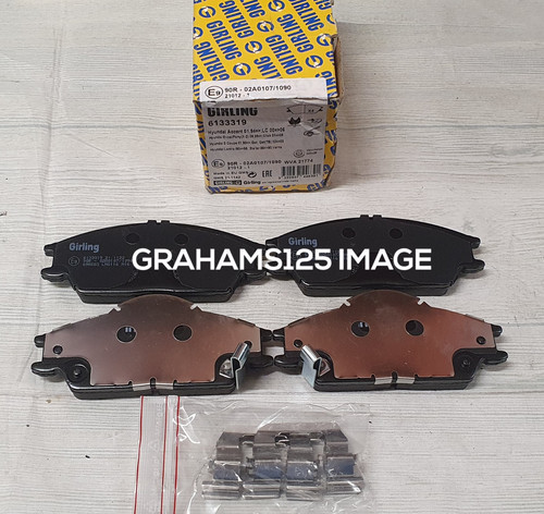 Brake pads set front fits - set,