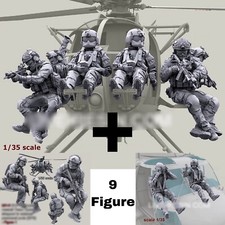 Unpainted 1/35 9pcs Modern US