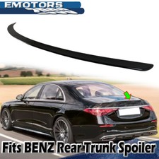 Fits 21+ Mercedes Benz S Class 4D Sedan S500 S580 S580e Trunk Spoiler Painted