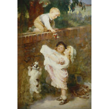 Cherry Pickers - F Morgan Print