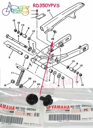 Yamaha rd350ypvs rz350 chain - rz350,