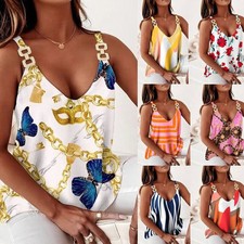 Ladies Sleeveless Tops Strappy