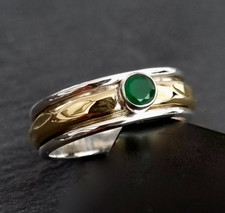 Natural Green Emerald Ring
