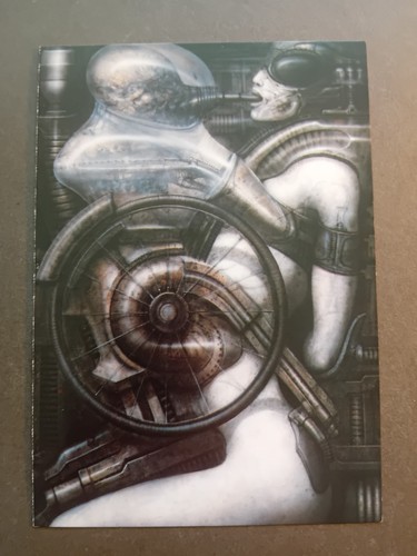 Giger art postcard no - r,