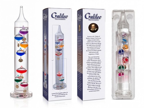 Galileo thermometer glass - galileo,