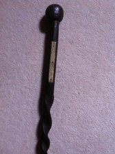 african zulu twisted stick, tribal, not knobkerrie
