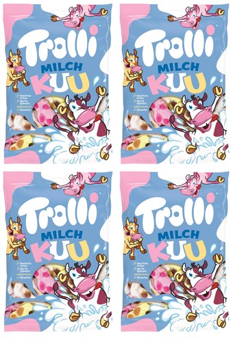 Trolli milky cows natural - milky,