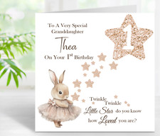 Personalised Birthday Card 1st