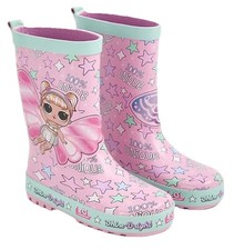 L.O.L. Surprise ~ Pink Fairy Star Wellington Boots Size 9 Child UK
