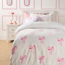 OHS Bows Fleece Bedding Set