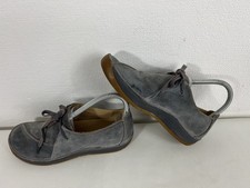 Clarks Active Air Grey Suede Leather Moulded Footbed Pumps Oxford Flat Shoes 3.5