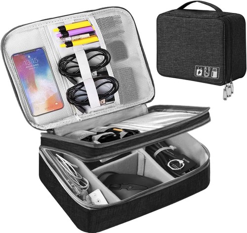 Travel cable organizer bag - travel,