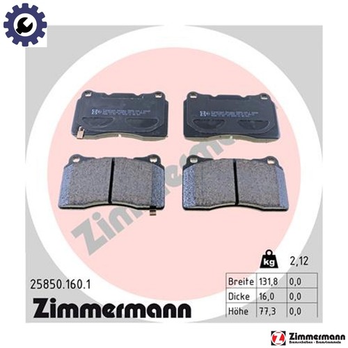 Brake pad set disc - pad,