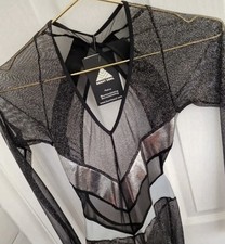 Burnt Soul Cher Mesh Catsuit - Sparkles Galore