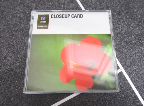 Minolta closeup card - card, for