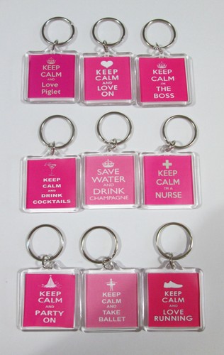 Dark pink set keep calm - dark,