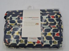 Orla Kiely Olive and Orange Single Pannier Bag Bike Cycling Carrier Multicolour