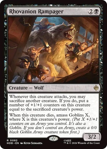 Mtg rhovanion rampager the - rampager,