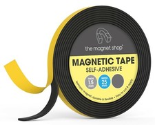 Magnetic Tape Self Adhesive, Sticky Magnet Strips - Flexible & Easy to Stick On