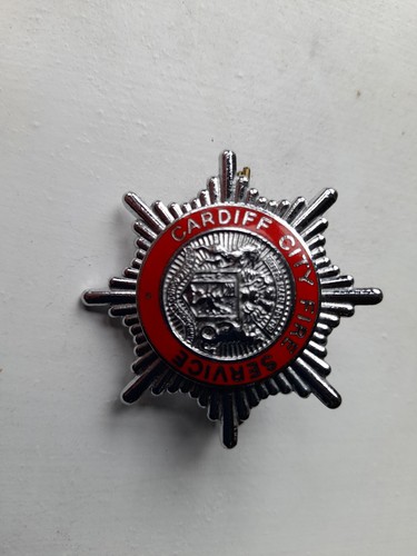 Cardiff city fire - service, cap