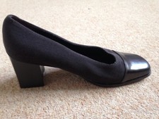 VERA GOMMA WOMENS LADIES SLIP ON BLOCK HEEL PUMPS COURT SHOES SIZE UK3 SHOP £120