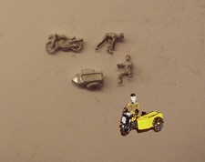 P&D Marsh N Gauge N Scale E107  AA motorcycle patrol kit requires painting