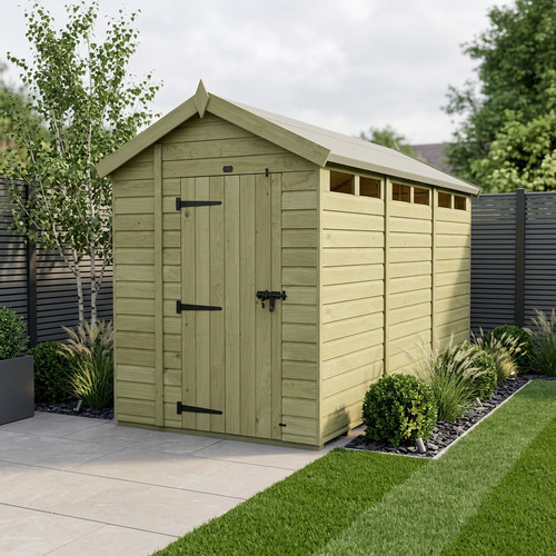 Security apex shed double - security,