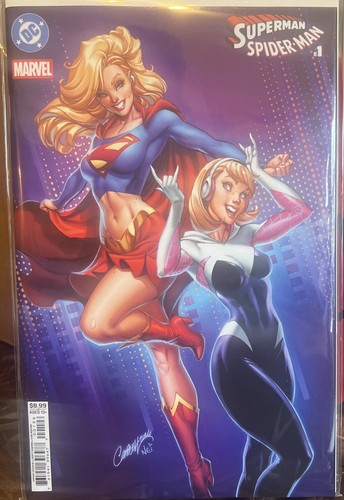 Superman spider man cover - -,
