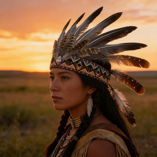 Indian artificial feather - indian,