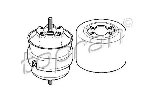 Engine mount right hydro - mount,