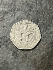 Rare!!!  2006 Wounded soldier 50p Coin
