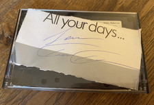 Tina Turner autograph