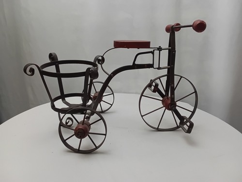 Vintage tricycle metal - vintage, plant