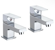 Bath Taps Pair of Twyford X62