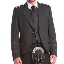 Men's Scottish Charcoal Grey