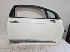 10-18 CITROEN DS3 DRIVER OFF SIDE FRONT DOOR WHITE PAINT  