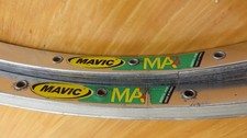 Pair Vintage Mavic MA2 clincher rims 700x36h 2x