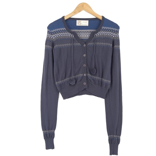 Cardigan blue nordic - cardigan,