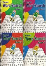 Spiral Bound Pocket Word Search 4 Book Set (Spiral Bound Pocket Word Search)