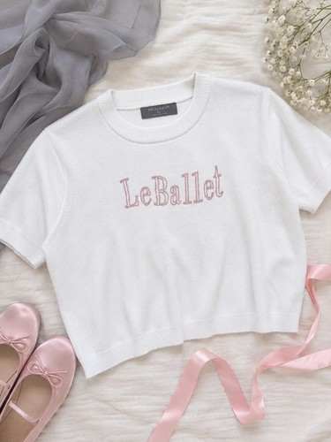 Primark balletcore crop knit - balletcore,