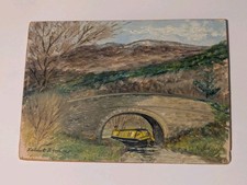 Vintage Small Oil On Board