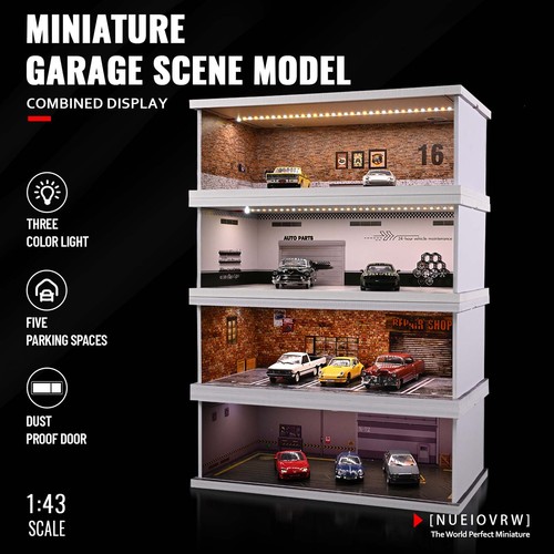 Diorama car garage - diorama,