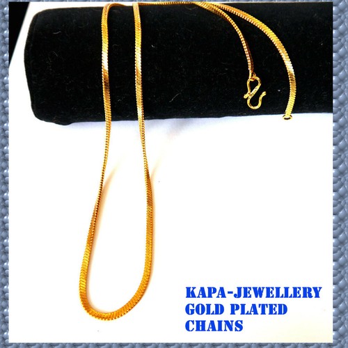 22k carat gold plated chain - 22k,