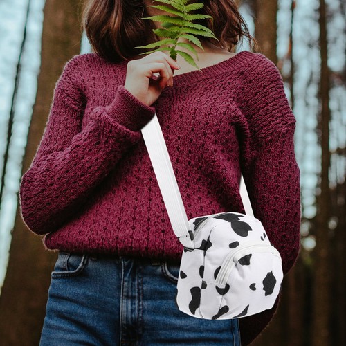 Cow print crossbody bag - cow,