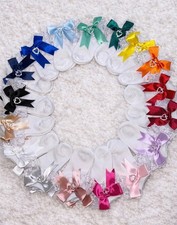 Frilly bow ankle socks - frilly,