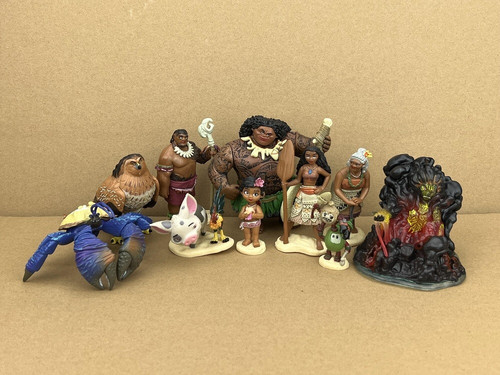 10pcs moana figure - doll, play