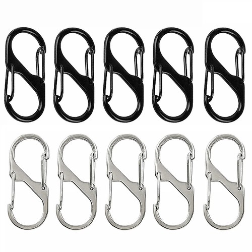 Pcs shaped carabiner - 10,