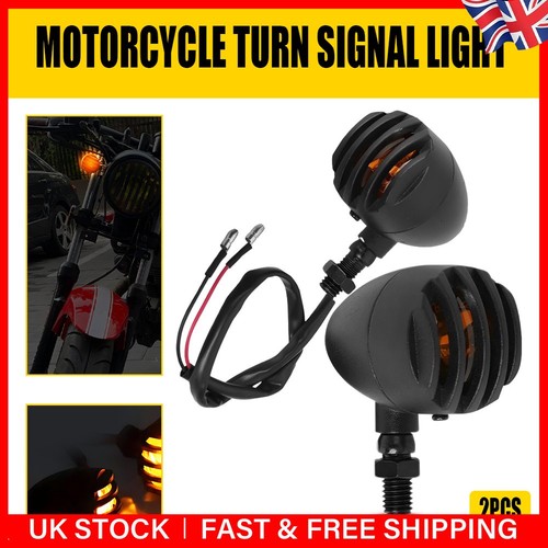 Black led bullet turn - black, signals